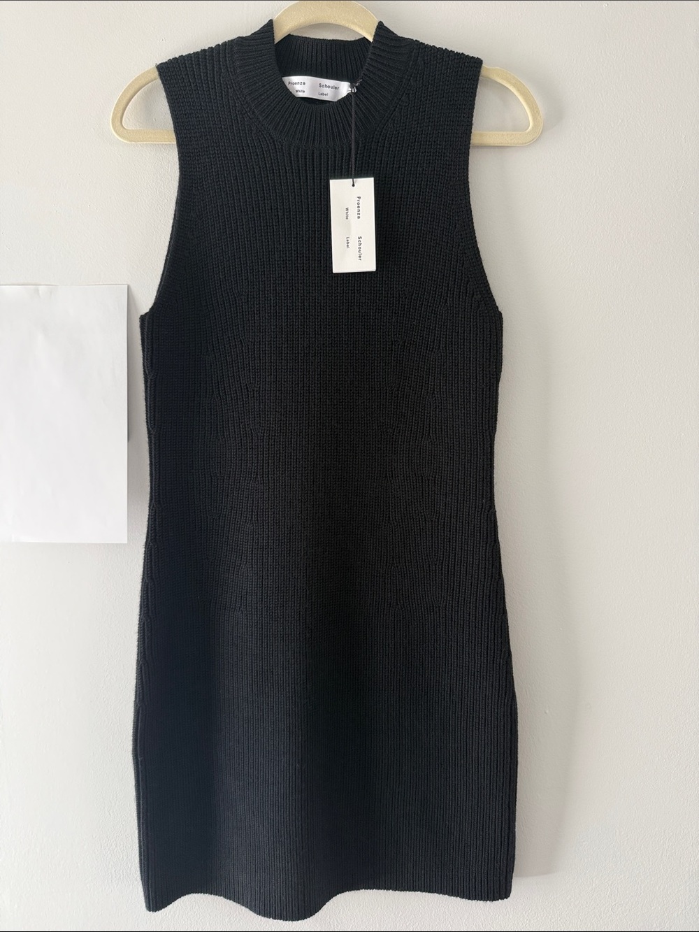 Proenza Schouler Mockneck Wool Mini Dress